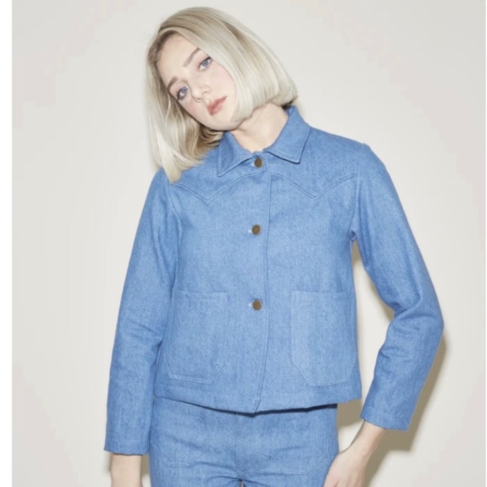 ISO lykke Wullf denim ranch jacket in XS